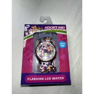 Adopt Me! Flashing LED Watch Colorful Bejeweled NEW NIP Fast Shipping Ages 6+